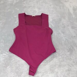 Intimately Free People Square Neckline Sleeveless Bodtsuit Size S